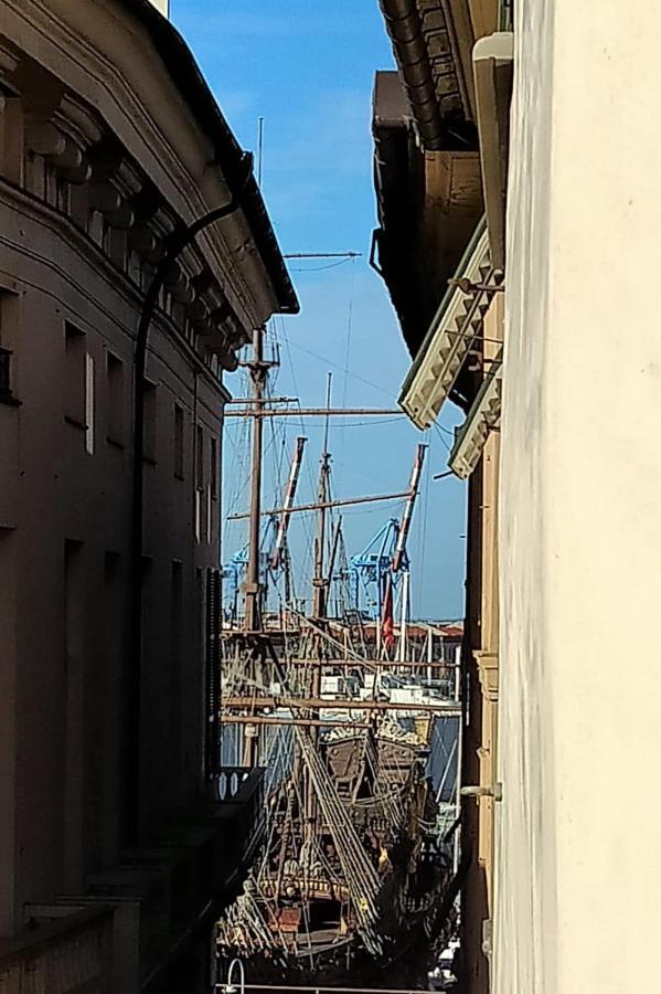 Doge Cambiaso- Davanti All'Acquario - Grande Terrazza Privata - Palazzo Nobiliare Storico Genua Exterior foto