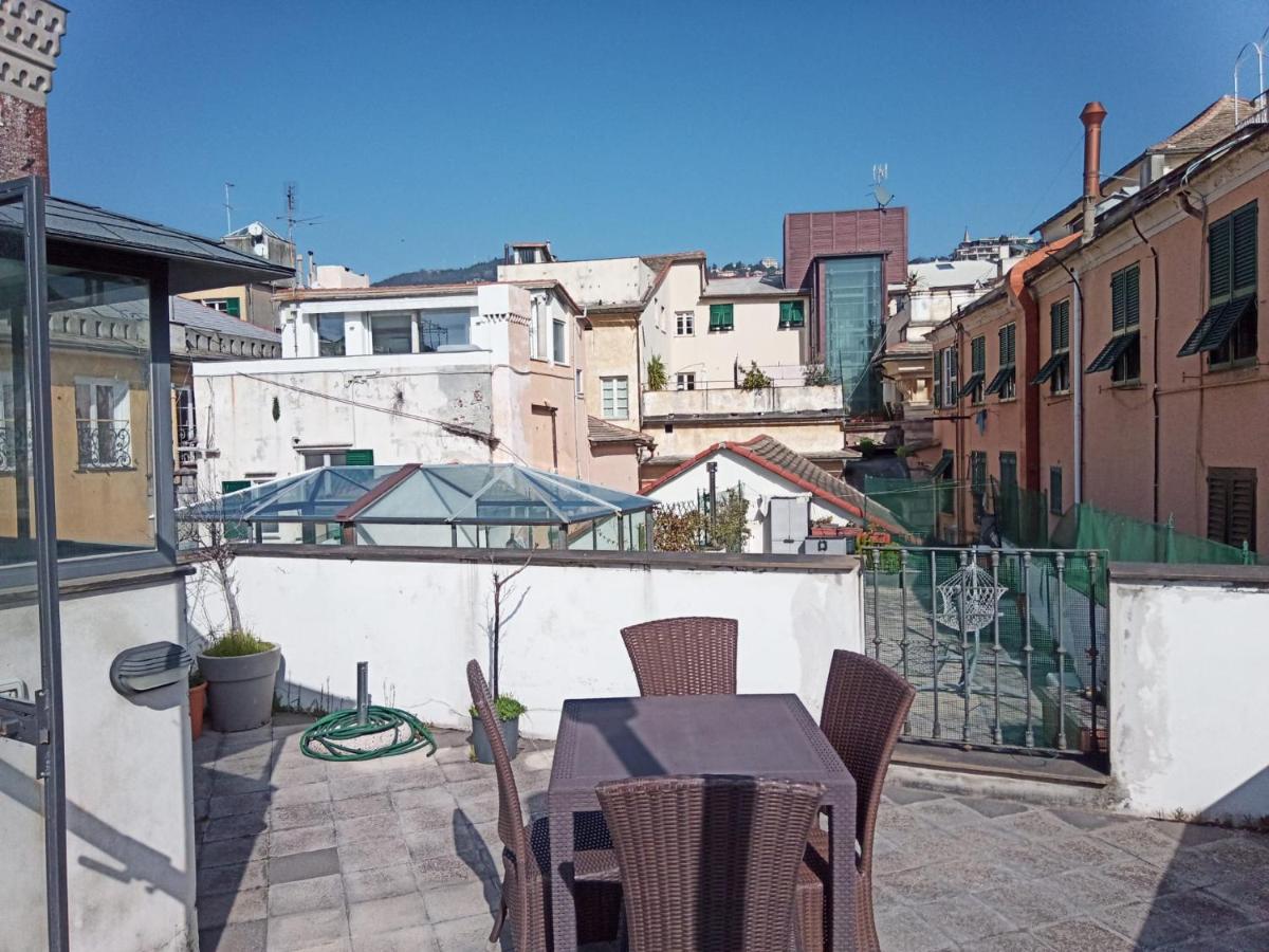 Doge Cambiaso- Davanti All'Acquario - Grande Terrazza Privata - Palazzo Nobiliare Storico Genua Exterior foto