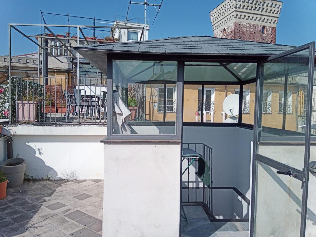 Doge Cambiaso- Davanti All'Acquario - Grande Terrazza Privata - Palazzo Nobiliare Storico Genua Exterior foto